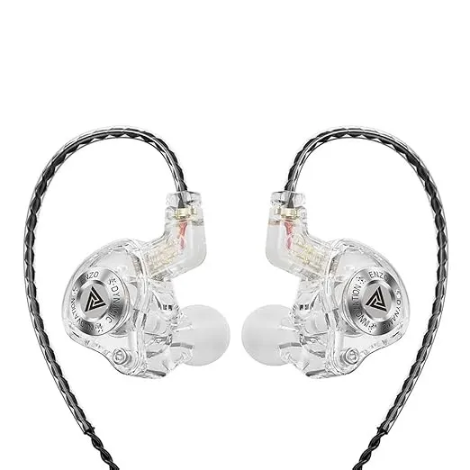 QKZ Enzo Pro 3.5mm Large Dynamic Drive Earphone With Microphone