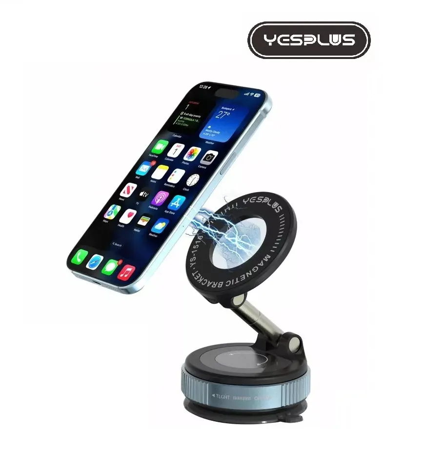 Yesplus YS 1518 360° Magnetic Vacuum Suction Car Phone Holder & Wall Mount