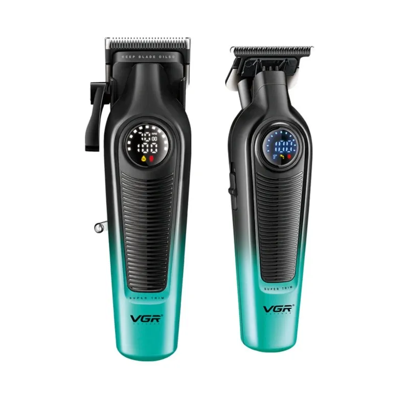 VGR V196 & V996 Professional Trimmer And Clipper Barber Combo