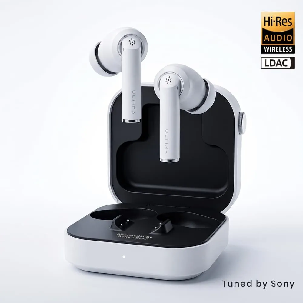 Ultima Aura ANC Earbuds Sony Tuned 50dB Hybrid ANC & 50H Battery