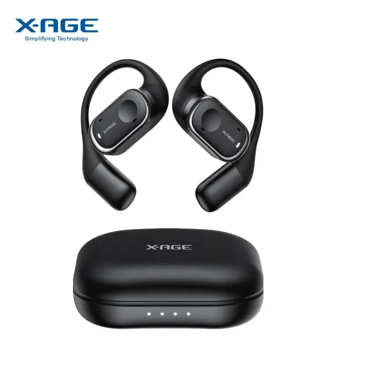 X-Age ConvE XOWS1 Serene Open Earbuds Open Ear Design IPX5 Waterproof
