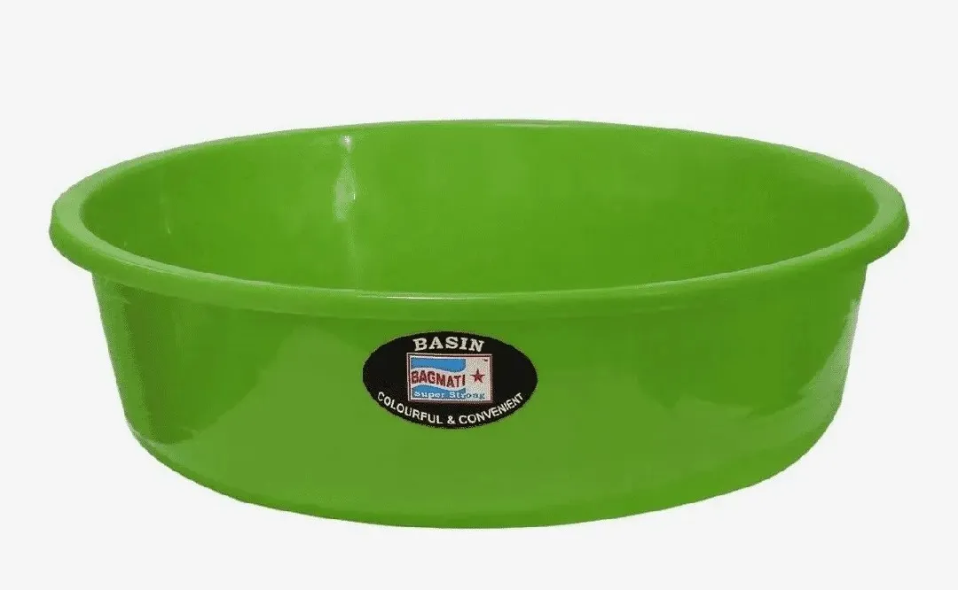 15 Inch Plastic Basin - Multicolor
