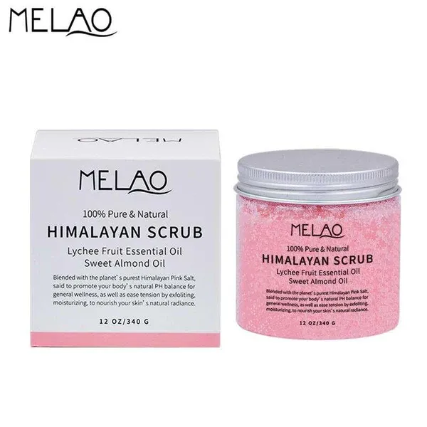 Melao Himalayan Salt Body Scrub - 340 gm