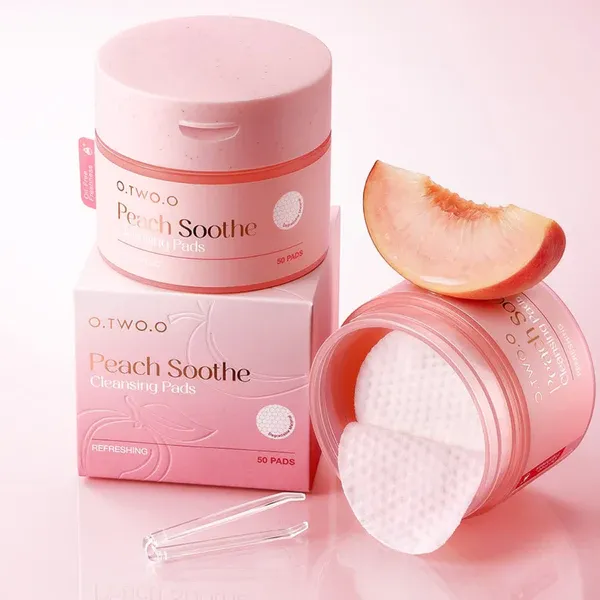 O.Two.o Peach Soothe Cleansing Pad (50 pads)