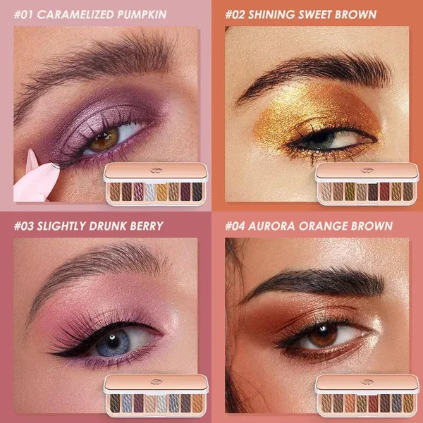 O.Two.o 8 Color Luxury Gold Eyeshadow Palette