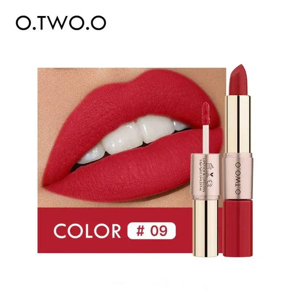 O.Two.o 2 In 1 Matte Liquid Lipstick