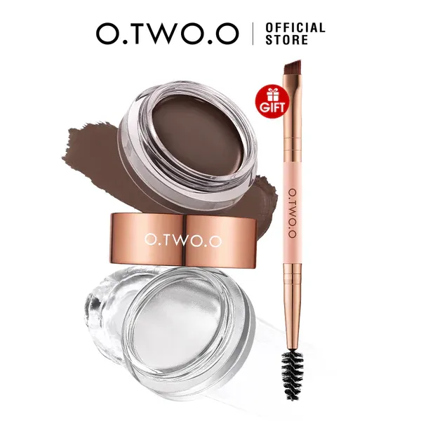 O.Two.o 2 IN 1 Eyebrow Wax Brow Cream Eyebrow Enhancer