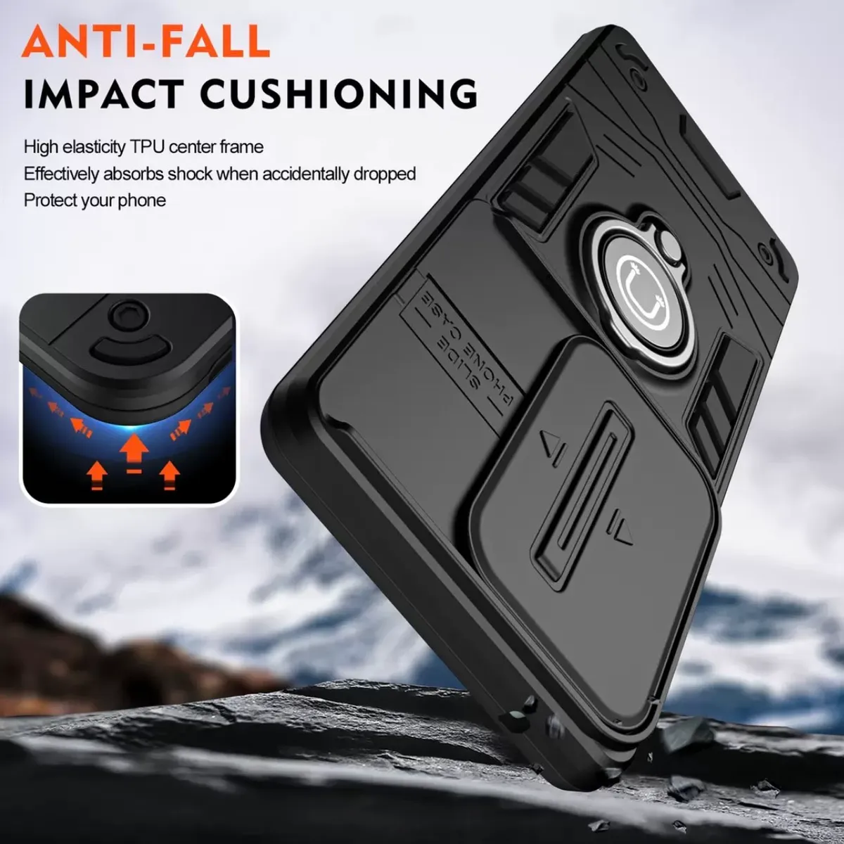 One Plus 13R (5G) Slide Camera Cover Luxury Phone Case
