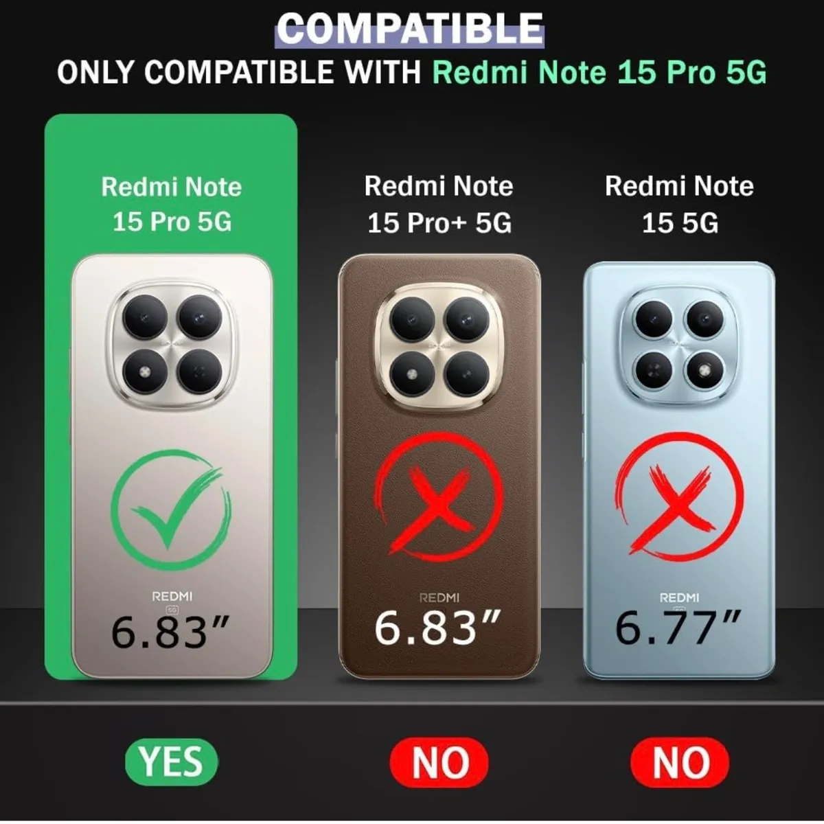 Redmi Note 15 Pro (5G) Soft Silicon Flexible Back Case