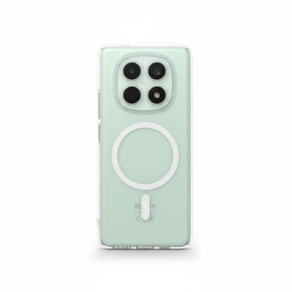 Redmi Note 15 Pro  5g Compatible with MagSafe | Shockproof | Transparent Case for Redmi Note 15 Pro  | Stylish Protective Design | Redmi Note 15 Pro  Back Cover - Transparent
