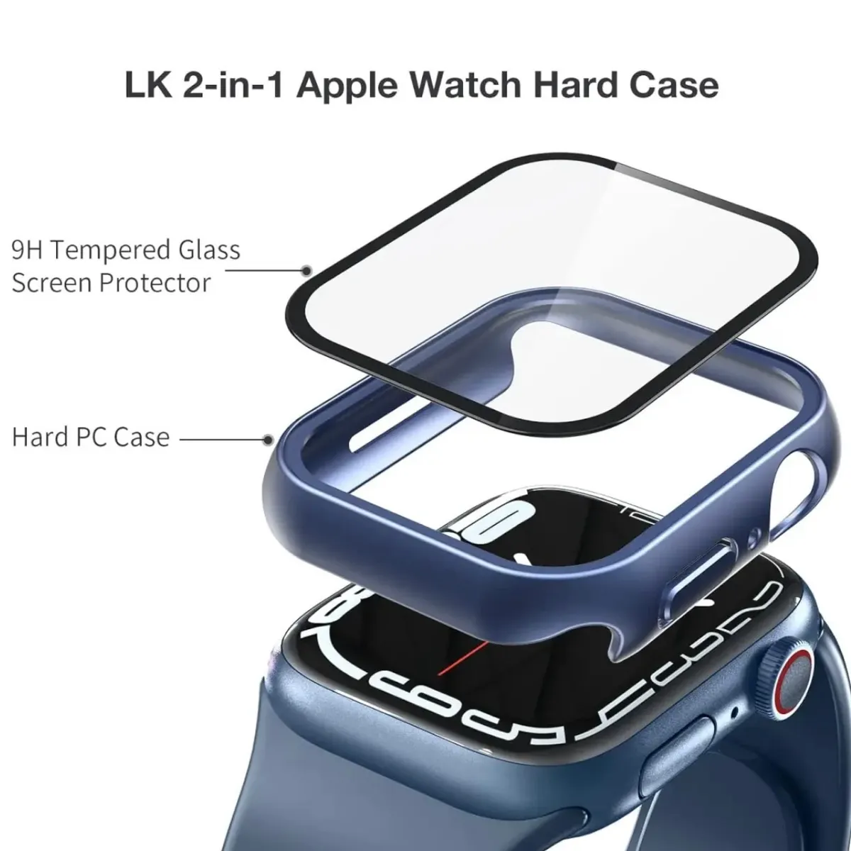 Apple Watch 44mm Full Watch Case With Protection Glass