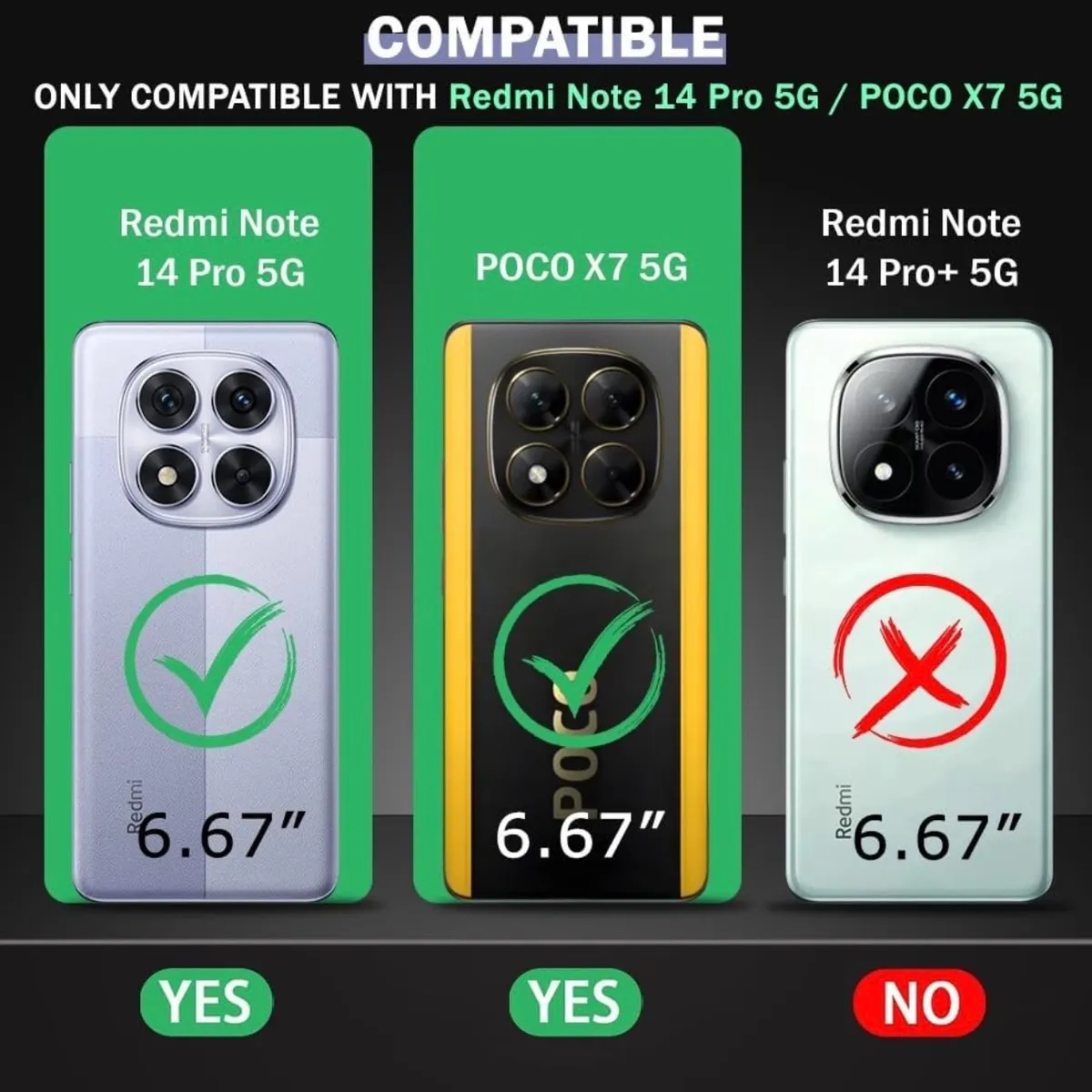Redmi Note 14 Pro / Poco x7 (5G) Skin Shockproof Case