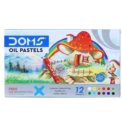Doms Oil Pastels Colour 12 Shades