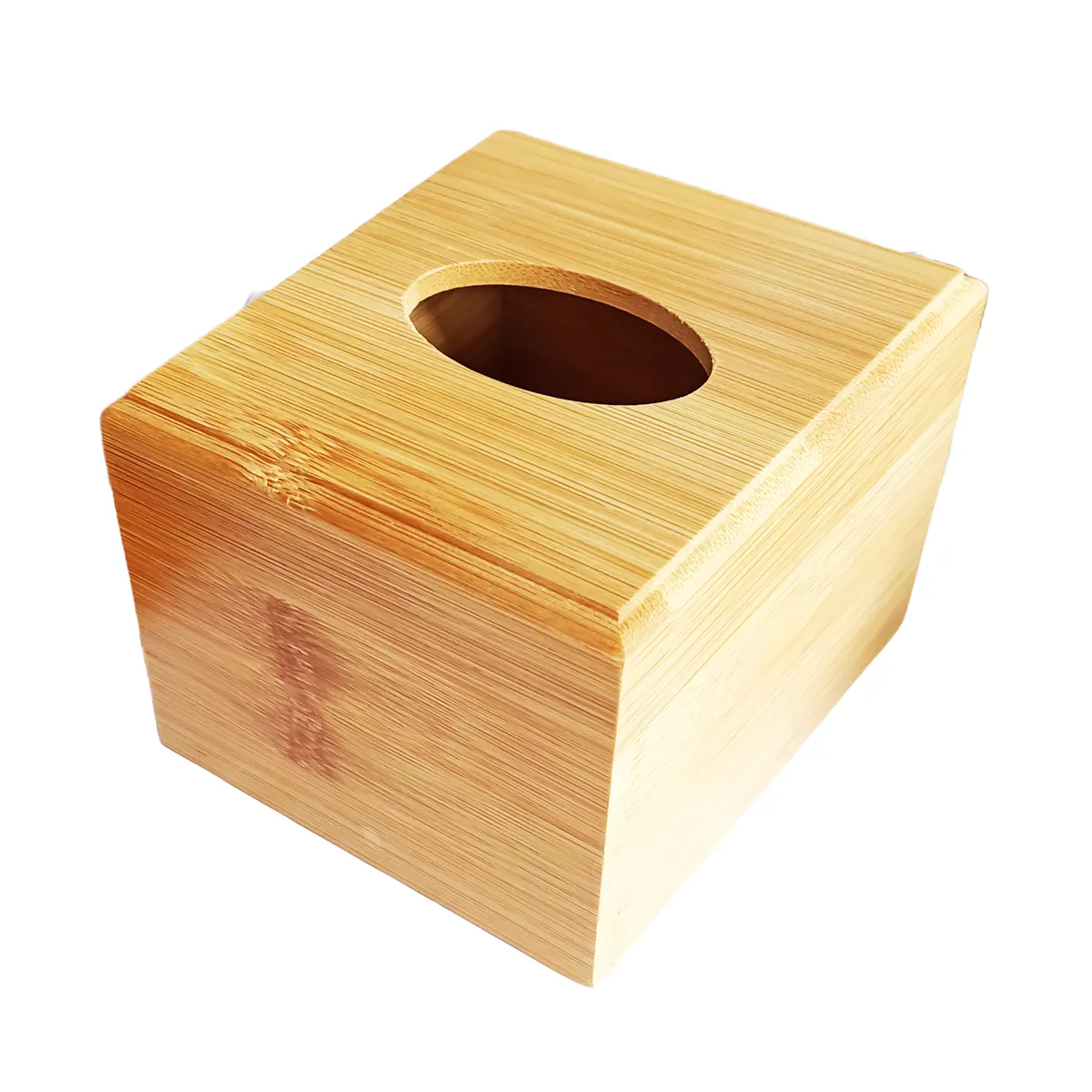 Creative Plain Wooden Tissue Box Cover Wood Holder, Car, Home, Paper Storage, Bamboo Popup Napkin Box
