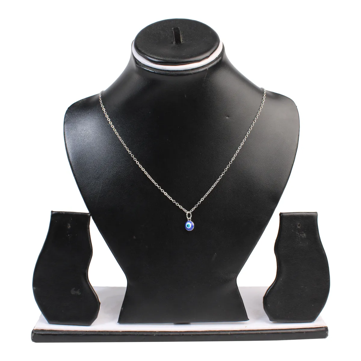 Blue Color Tiny Evil Eye Round Shape Pendant For Women