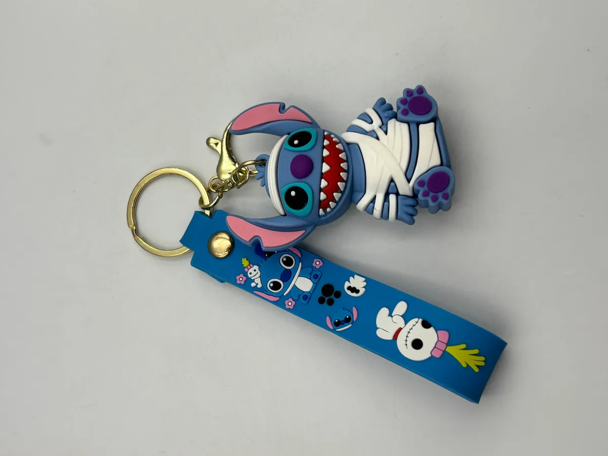 Halloween Cartoon Character Keychain – Cute Spooky Bag Charm