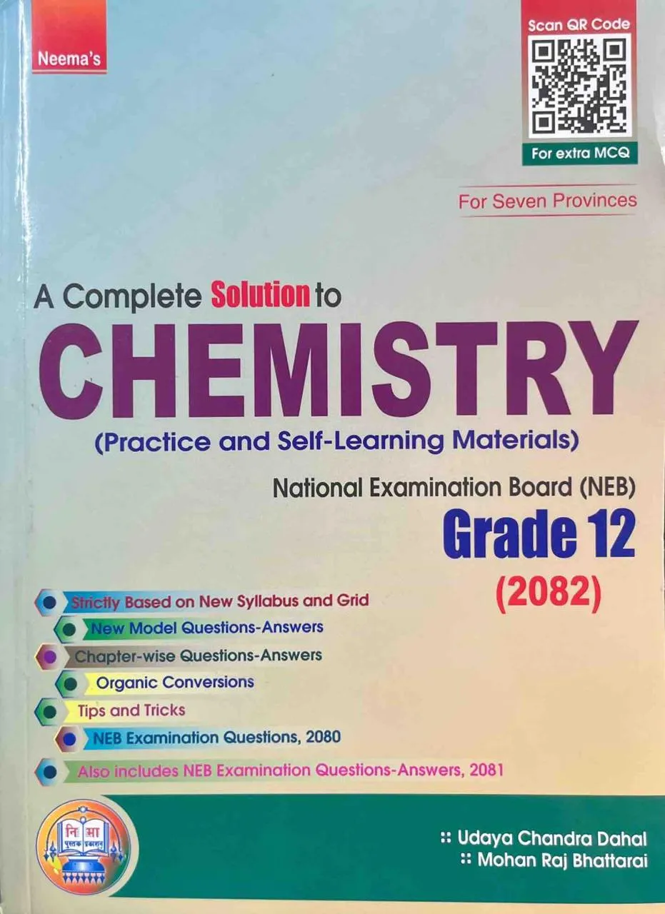 A Complete Solution to Chemistry (NEB) Grade 12 - 2082