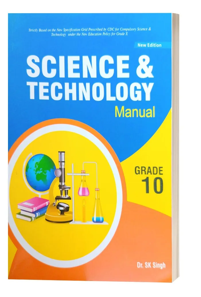 Science And Technology Manual Grade 10