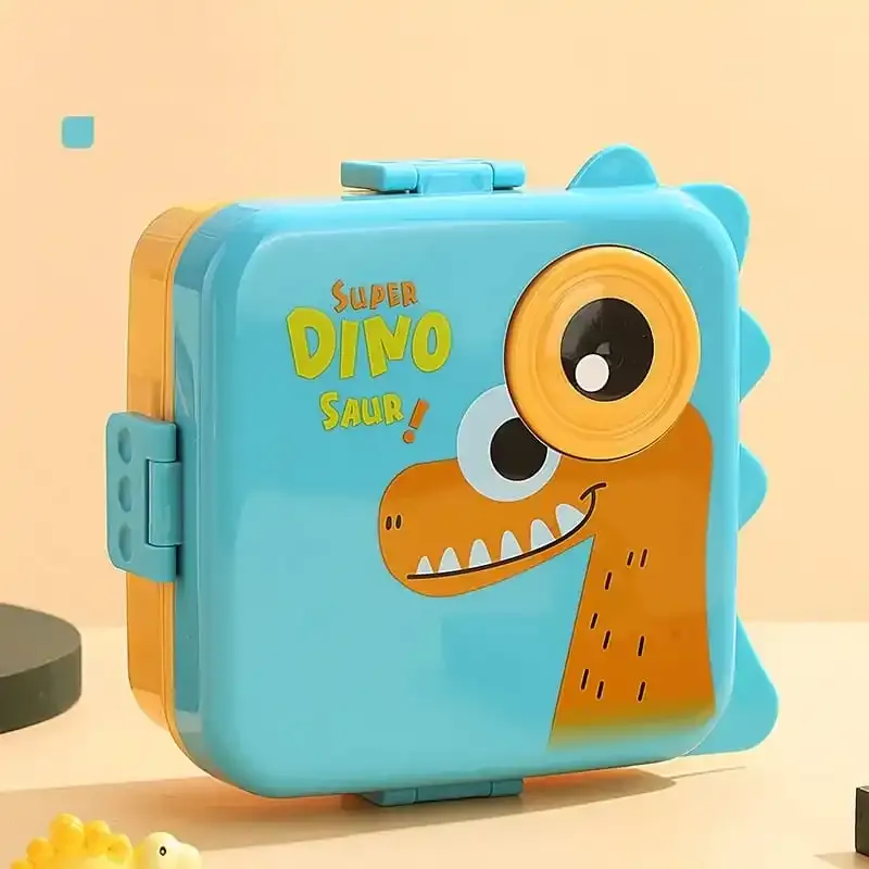 1000ml Dinosaur Bento Lunch Box - Multicolor