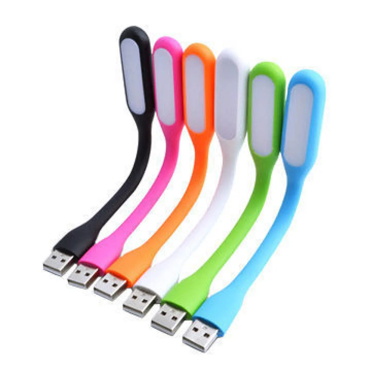 5 Pcs Usb Led Light Portable Lamp Set - Multicolor