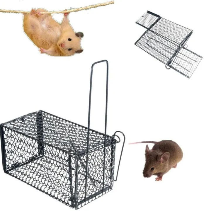 Humane Mouse & Rat Catcher Trap Cage - Black