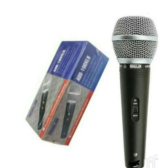Ahuja AUD-100XLR Wired Dynamic Microphone - Black