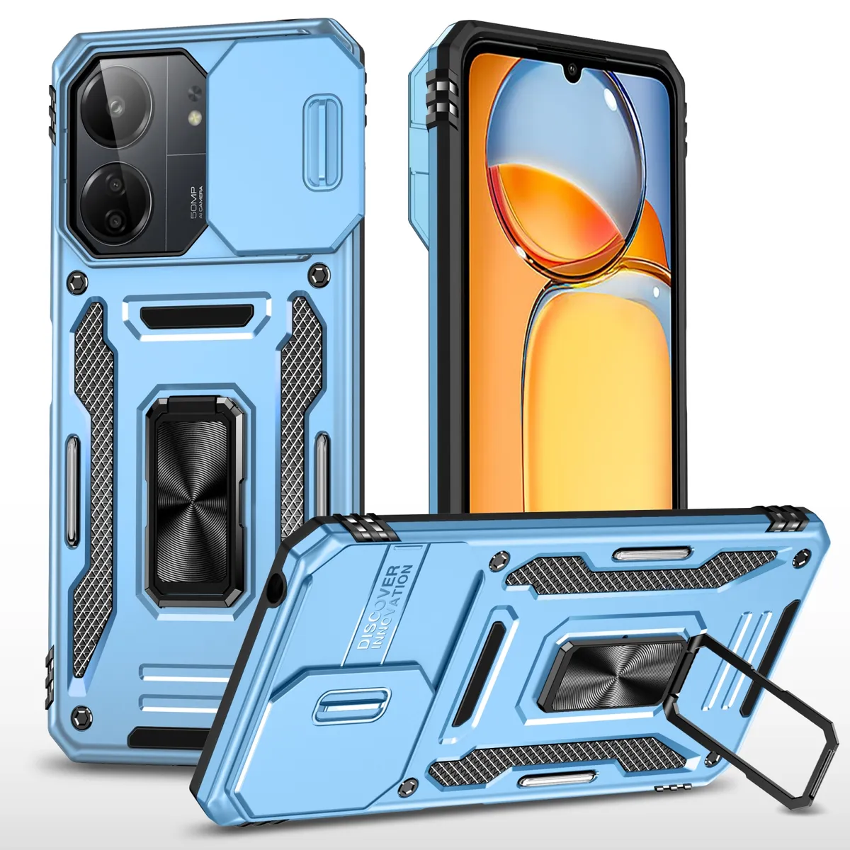 For Xiaomi Redmi Note 13 Pro 4G Retro Card Wallet Fold Leather Phone Case with Strap