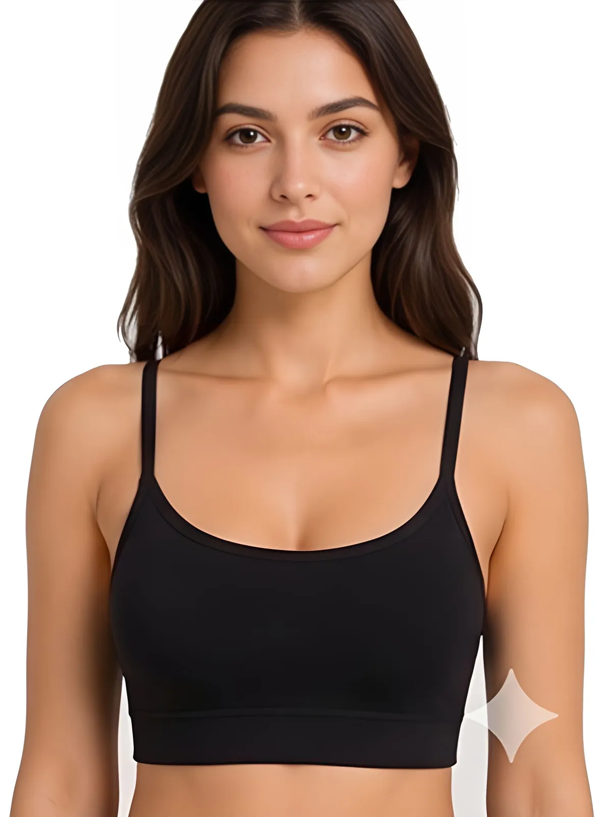 Fancyra Women Cotton Soft Stretch Comfort Padded Sports Bra