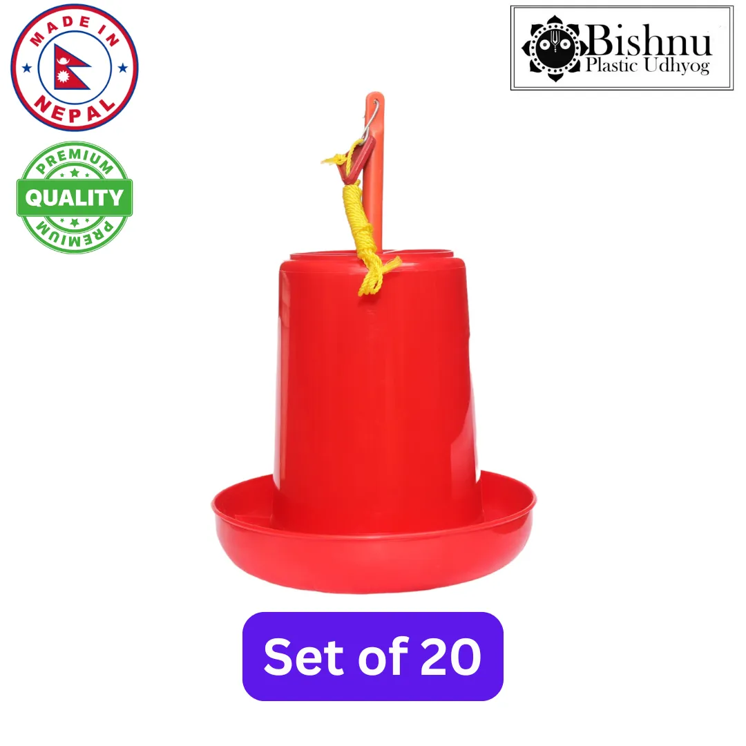 Bishnu 20Pcs 8Kg Poultry Feeder