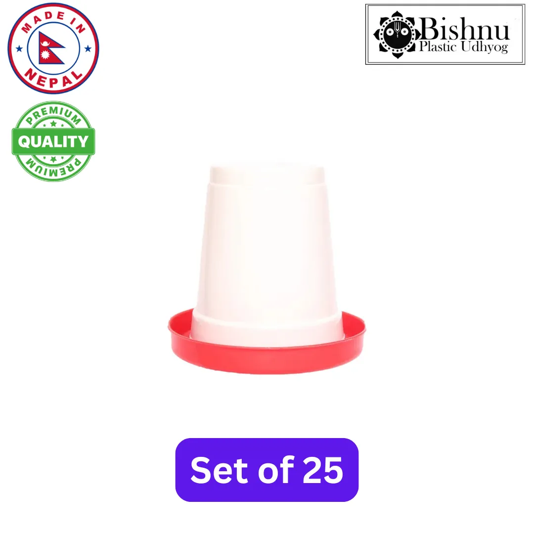 Bishnu 25Pcs 3L Poultry Drinker