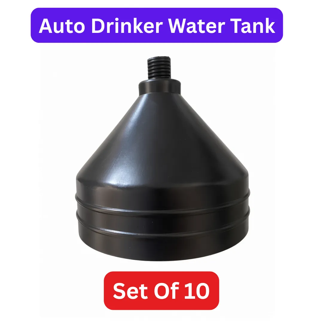 Auto Drinker Black Weight Balance Water Tank Set Of 10