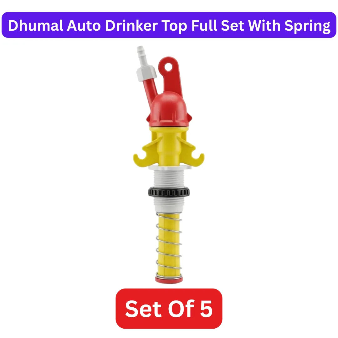 Dhumal Auto Drinker Complete Top Assembly Set Of 5