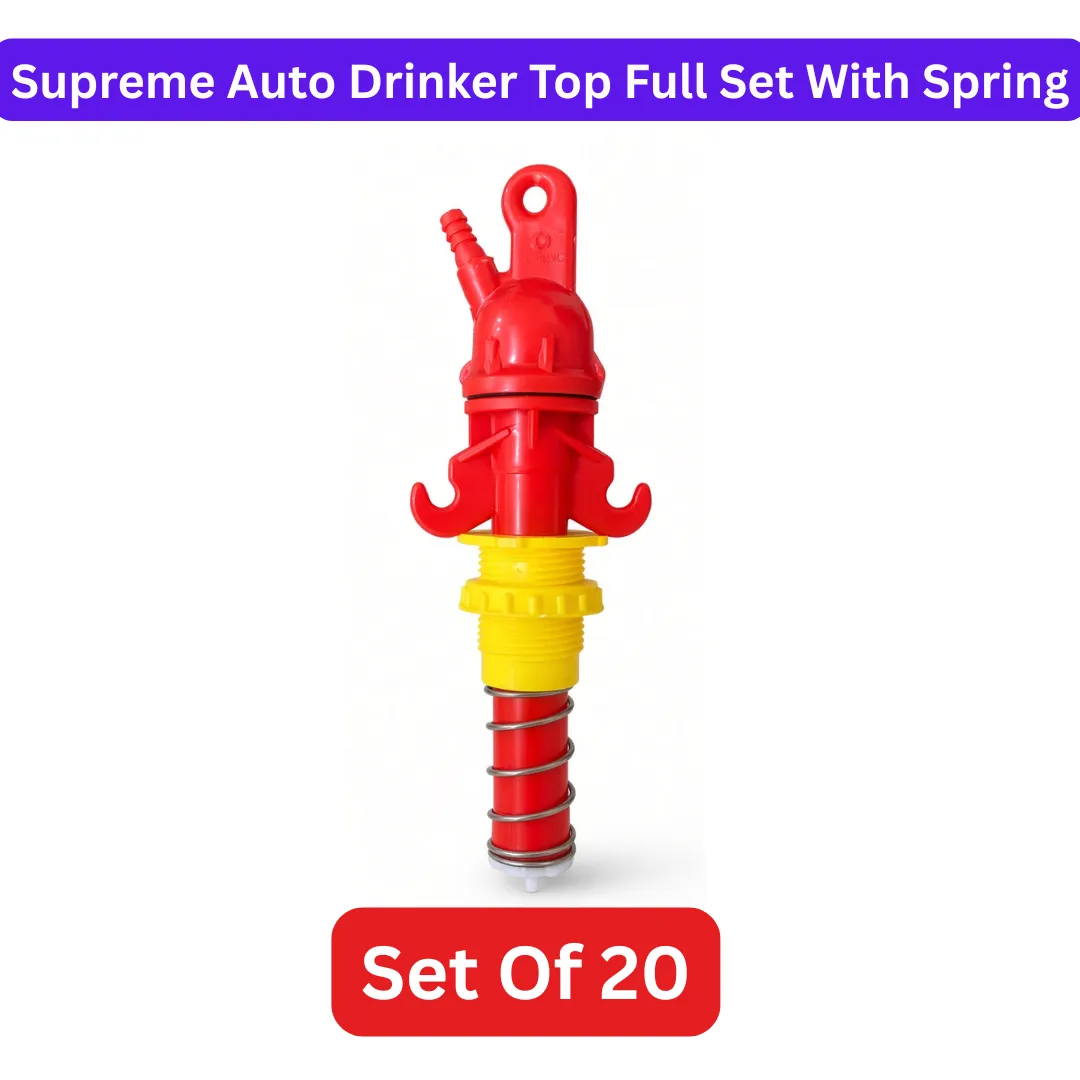 Supreme Auto Drinker Complete Top Assembly Set Of 20
