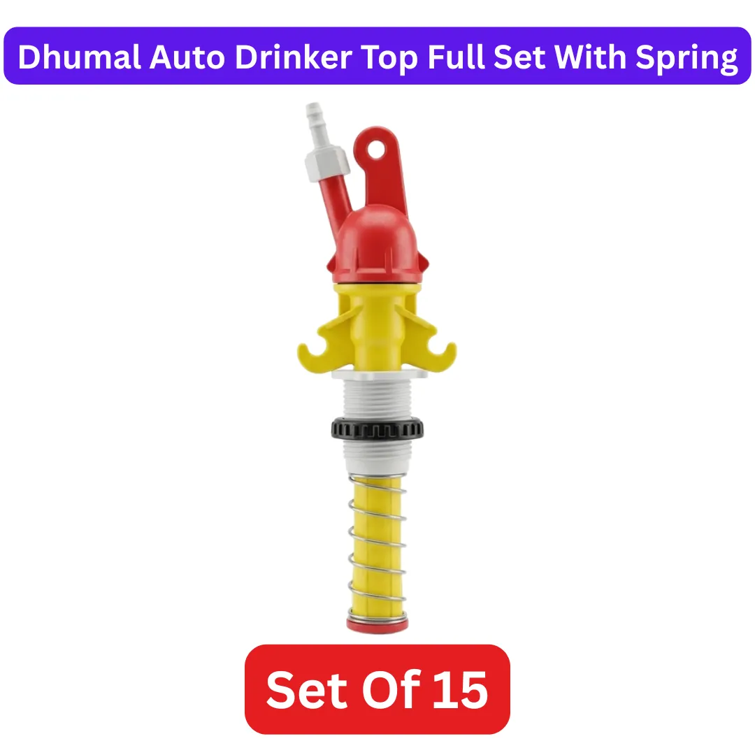 Dhumal Auto Drinker Complete Top Assembly Set Of 15
