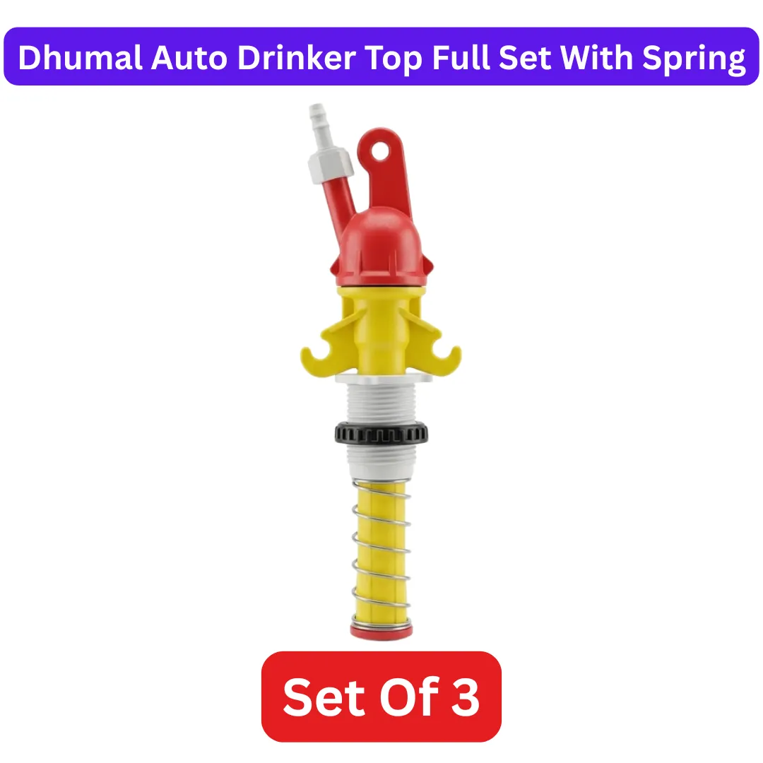 Dhumal Auto Drinker Complete Top Assembly Set Of 3