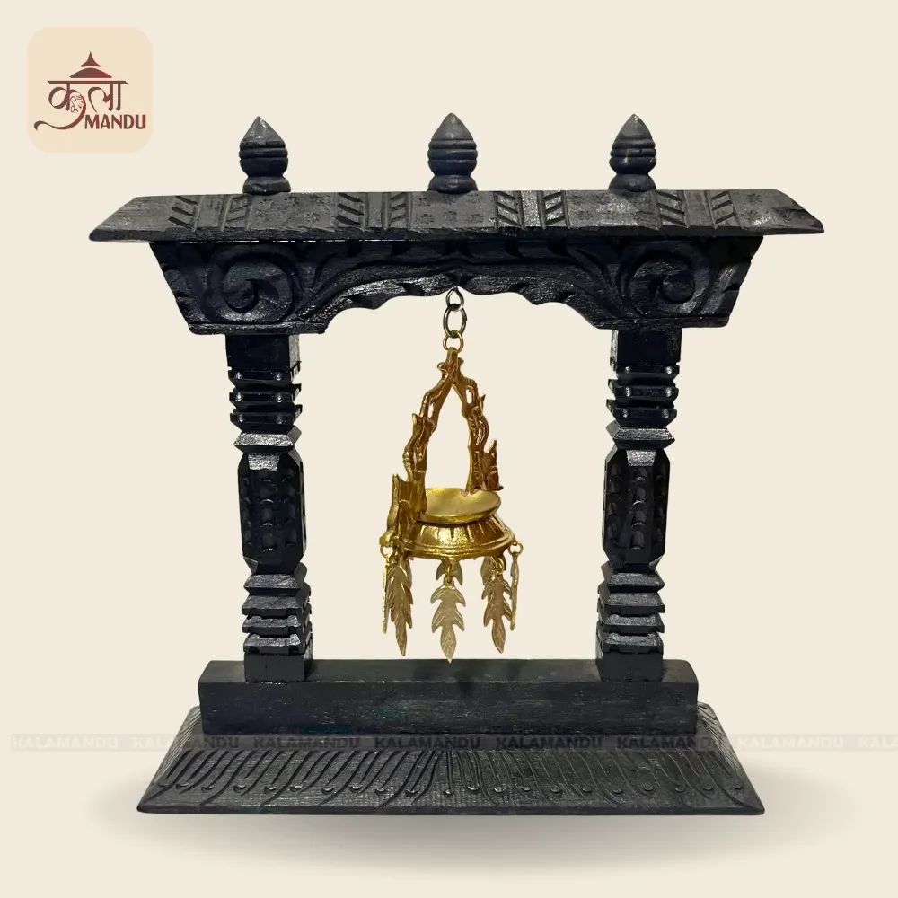 Wooden Dalucha Frame Stand – Gift & Token Of Love 11-Inch 