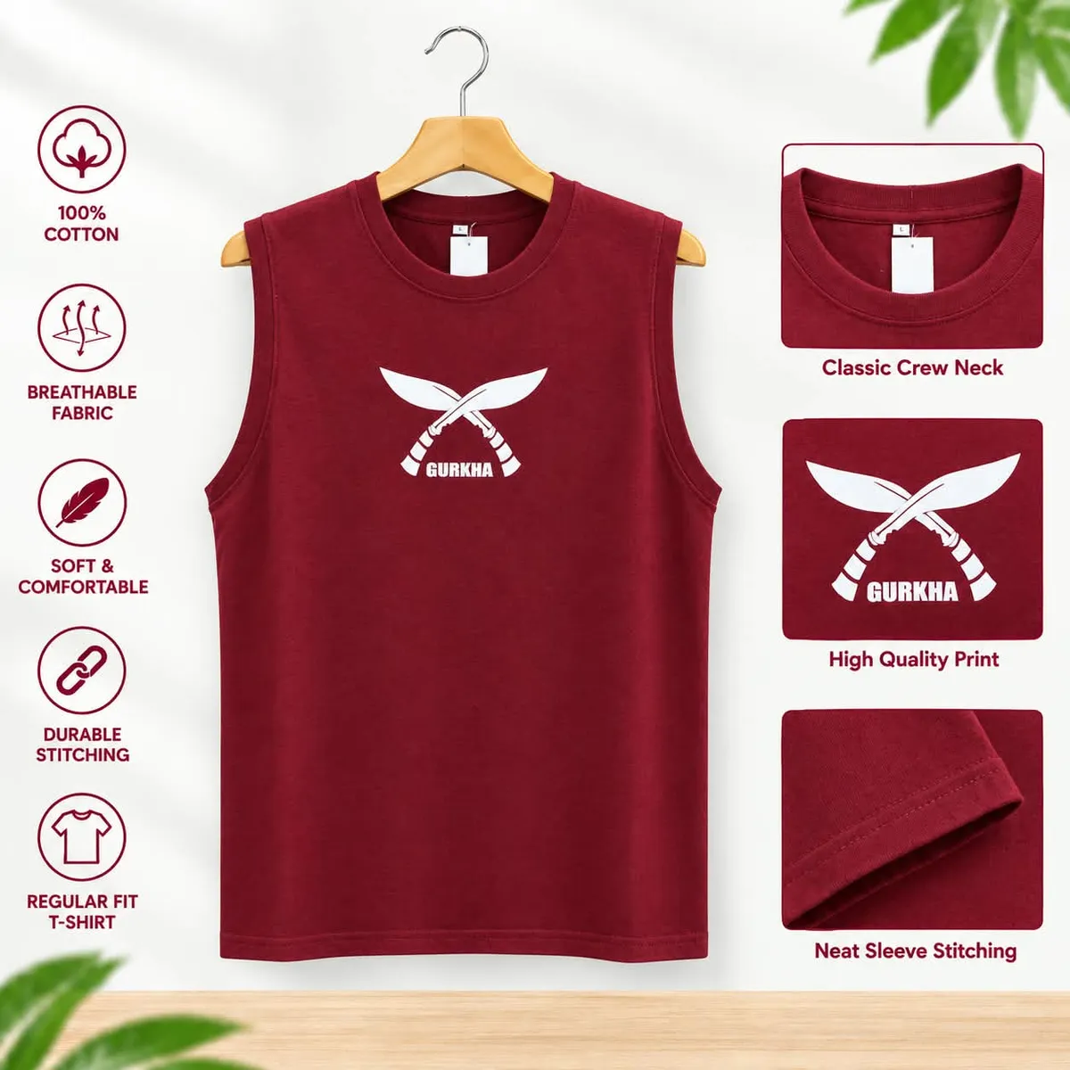 Summer Sleeveless T-shirt For Men