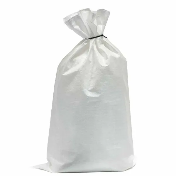 Woven Polypropylene Storage Sack 5-Piece Set 60×45cm - White
