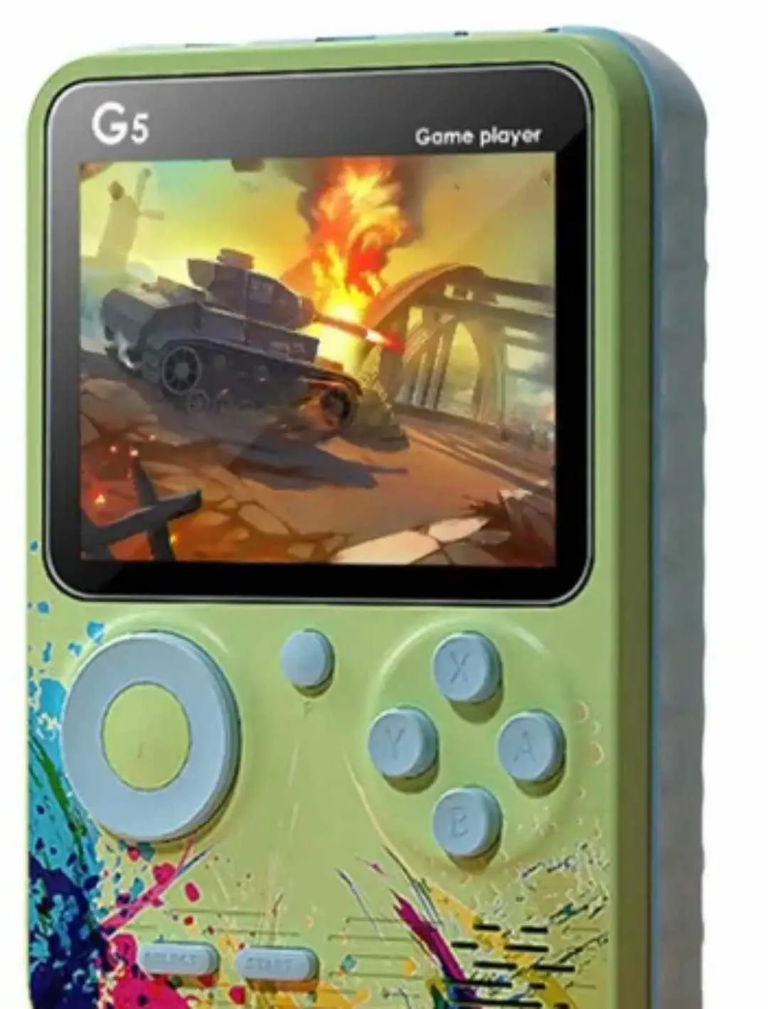 G5 Handheld Game Box: One Mini Retro Console With 500 Built-In Games And 3.0 Inch LCD Screen - Multicolor
