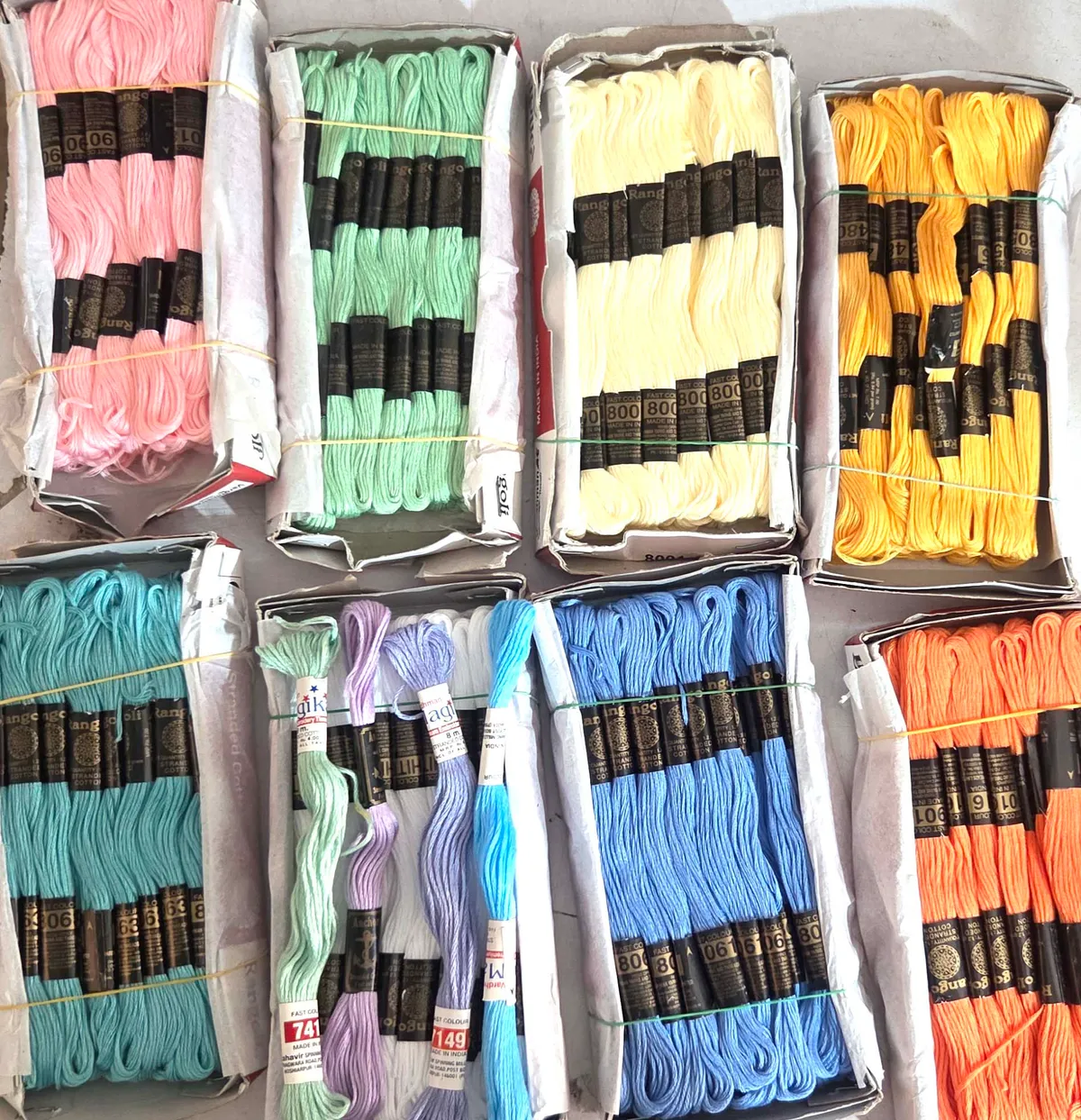 Stranded Cotton Embroidery Thread 8m 2g Hank