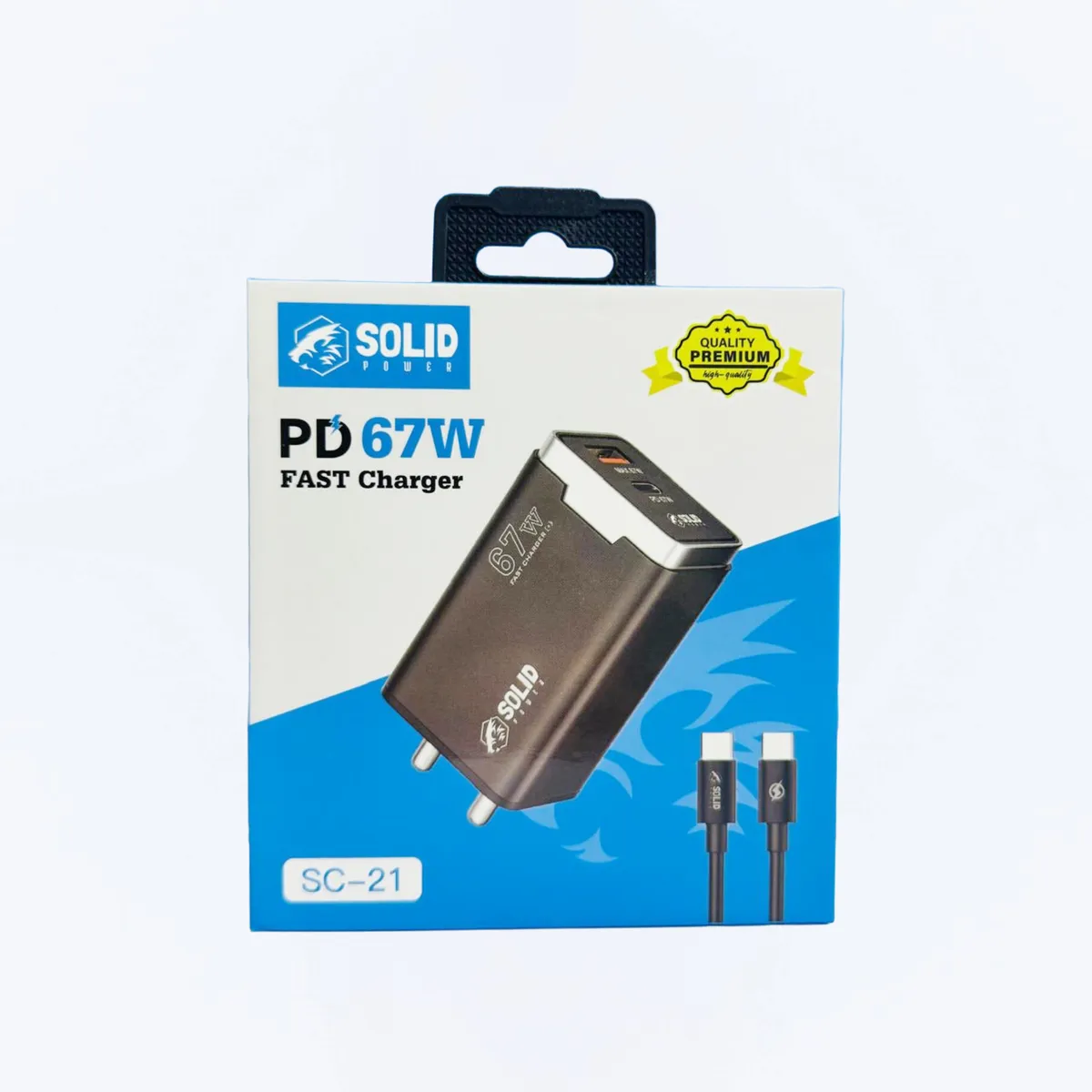 Solid Power SC-21 67W PD Type-C To Type-C Fast Charger