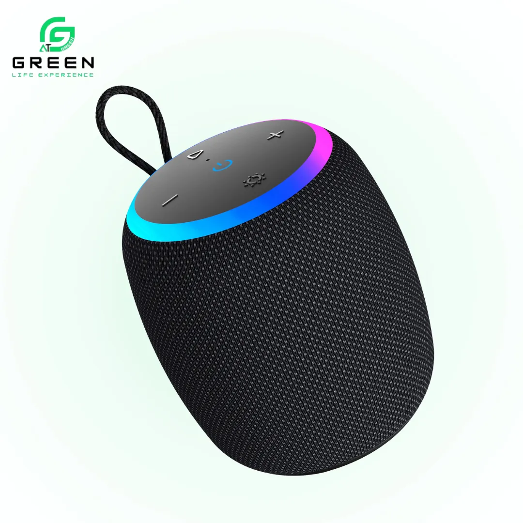Green Melody-15 Pro Wireless Speaker With 15W Output 60mm Driver & 8H Playback - Black