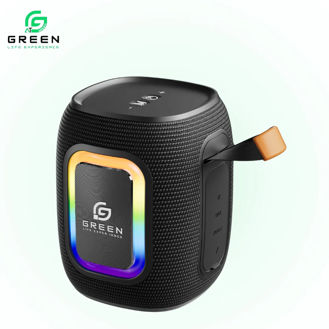Green Melody-15 Wireless Speaker With 15W Output IPX67 Rating & 8H Playtime - Black