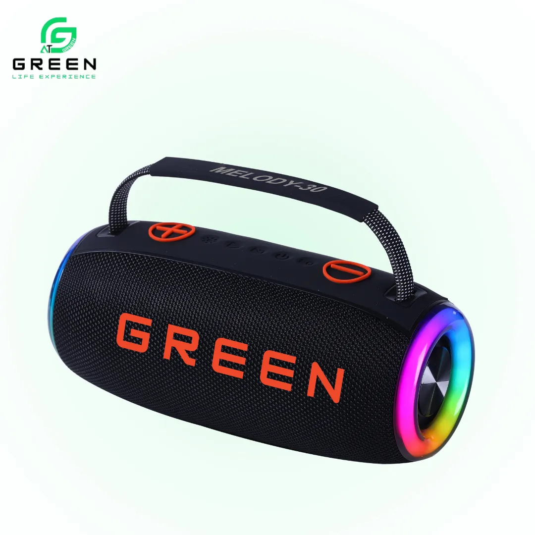 Green Melody-30 Wireless Speaker With 30W Output Dual 57mm Drivers & RGB Lights