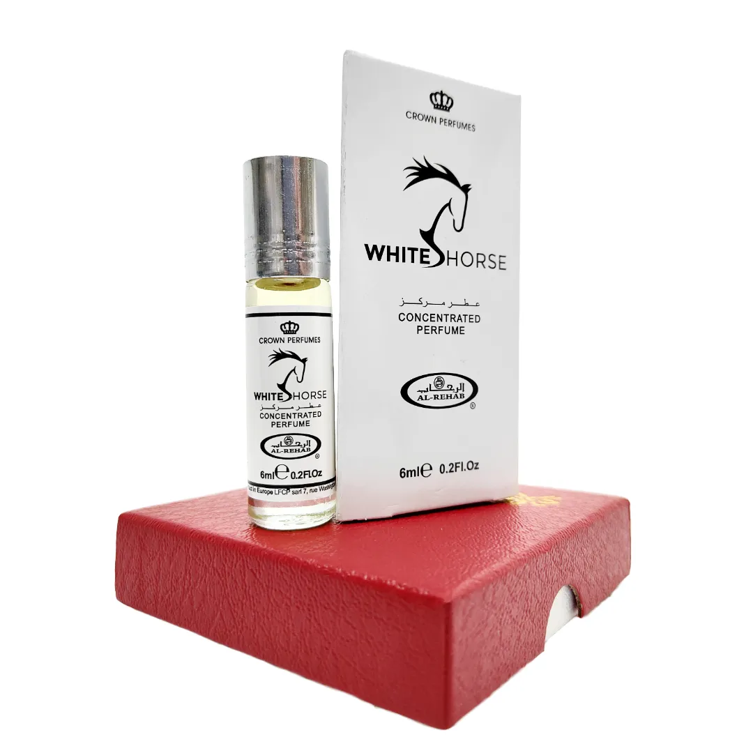 Dubai White Horse Roll On Attar Perfume Oil For Men And Women