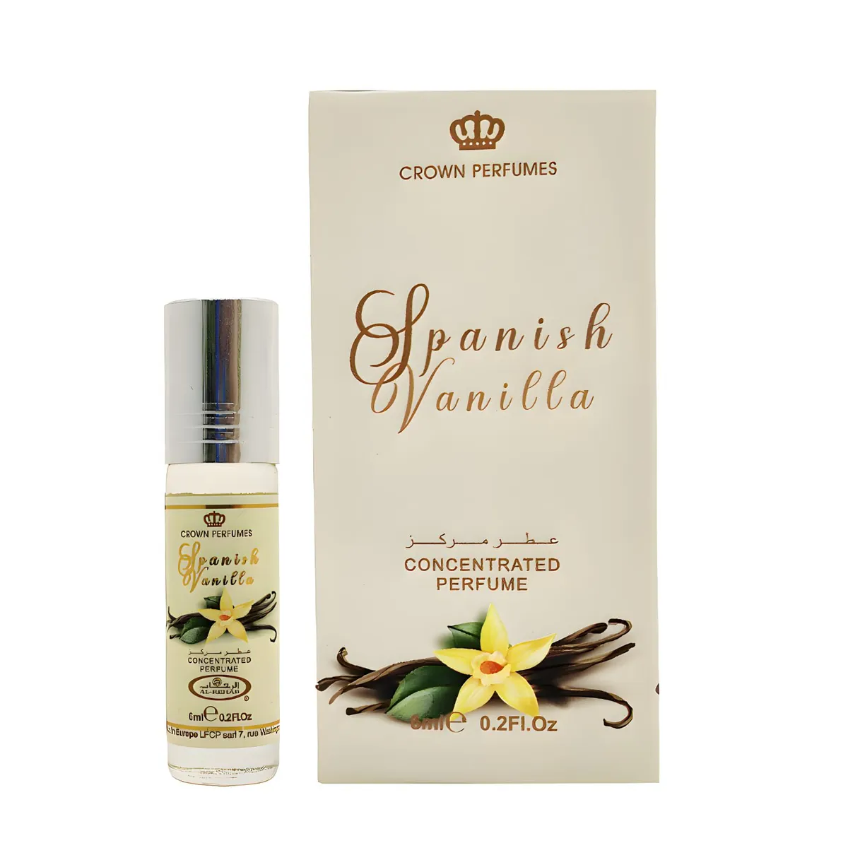 Spanish Vanilla Flavoured Attar For Women - White