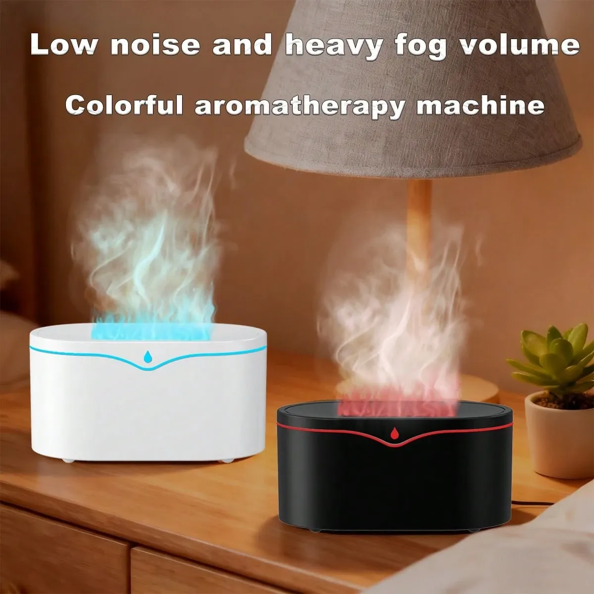 Prime Picks Premium AuraDecor Flame Aroma Diffuser Humidifier 150ml