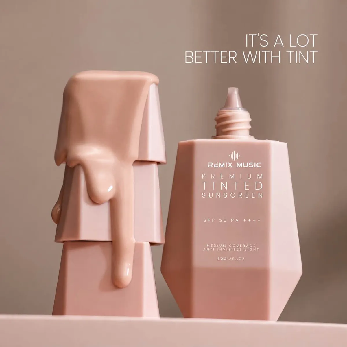 Remix Music Tinted Sunscreen SPF 50