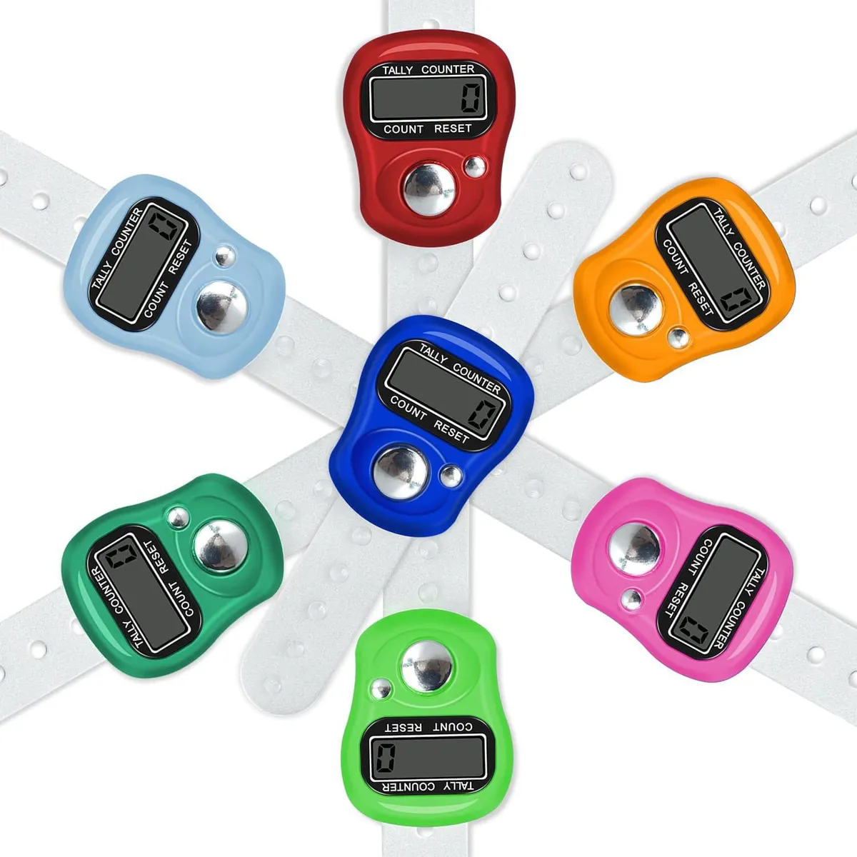 Mini Hand Tally Counter Finger Ring Digital Electronic Head Count, Counter Counting