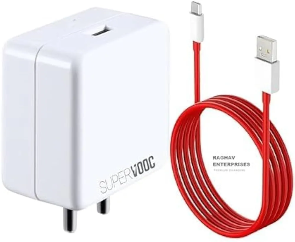 SuperVooc 125W Type-C Fast Charging Adapter & Cable For Multiple Devices
